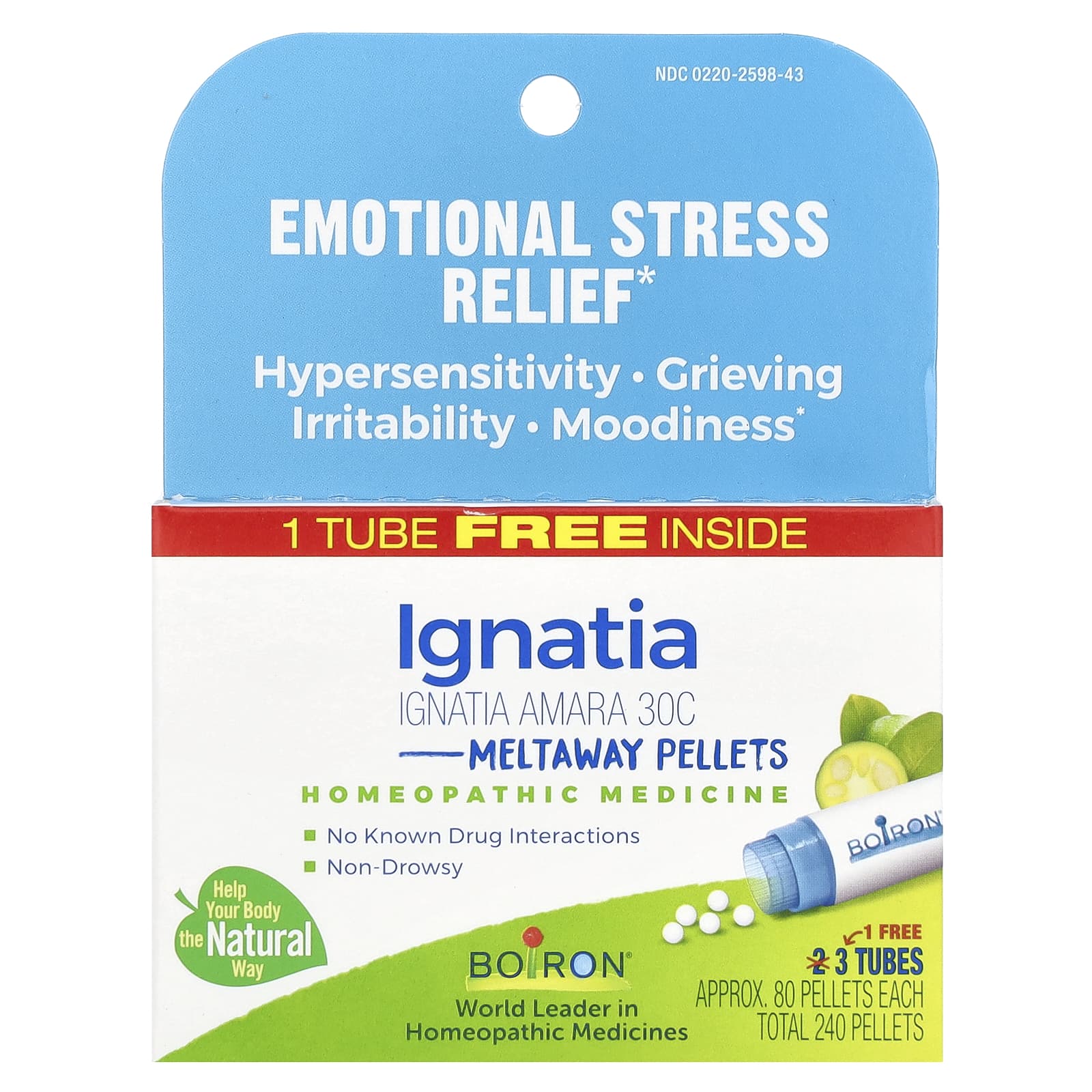 Emotional Stress Relief with Boiron Ignatia Amara 30C - Image 1