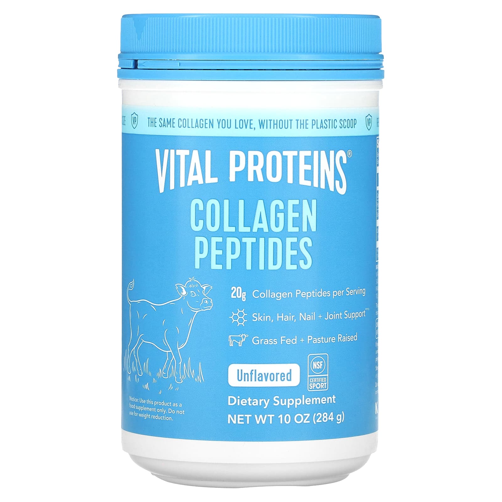 Vital Proteins, Collagen Peptides, Unflavored, 10 oz (284 g) - Image 1