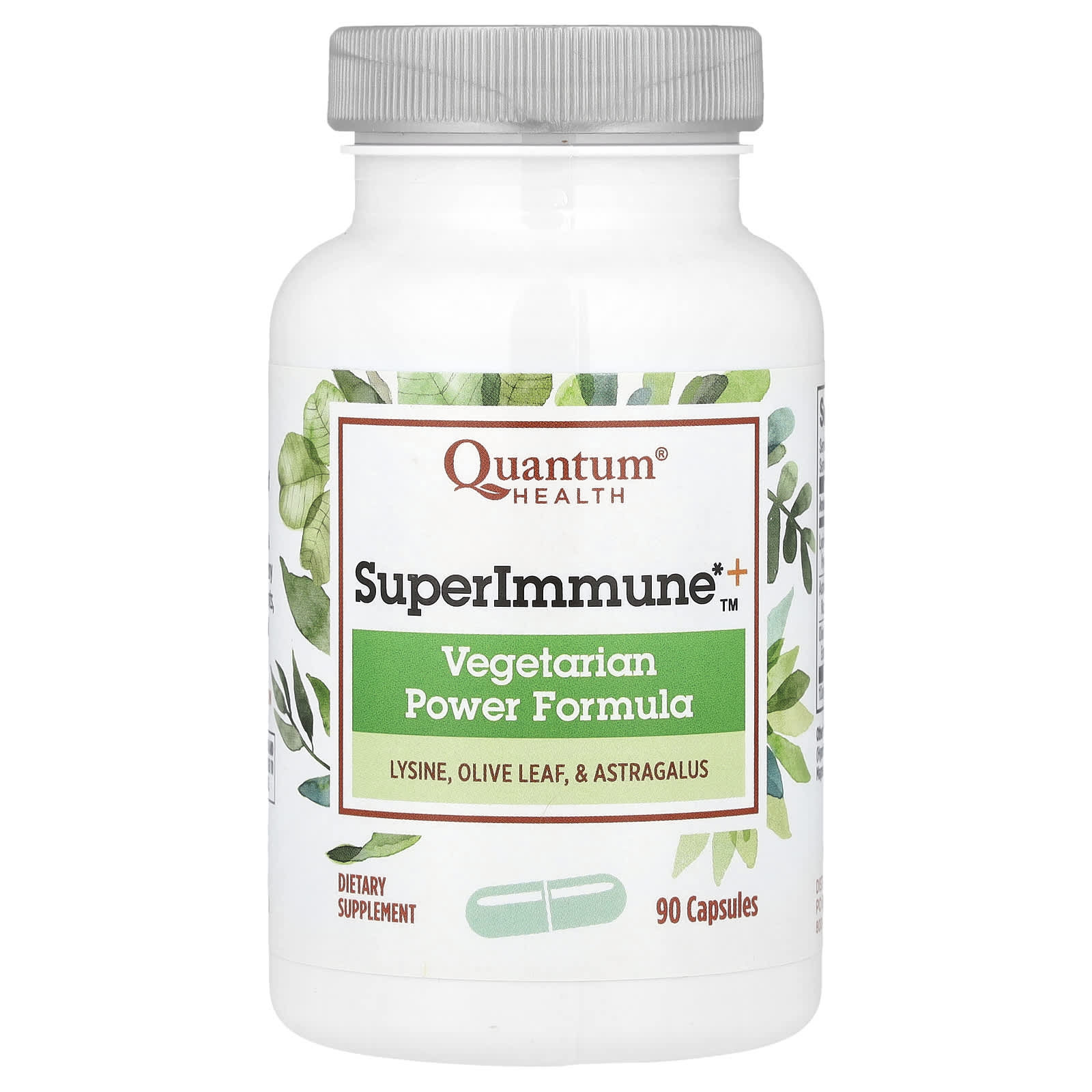 Quantum Health, SuperImmune™+, Vegetarian Power Formula, 90 Capsules - Image 1
