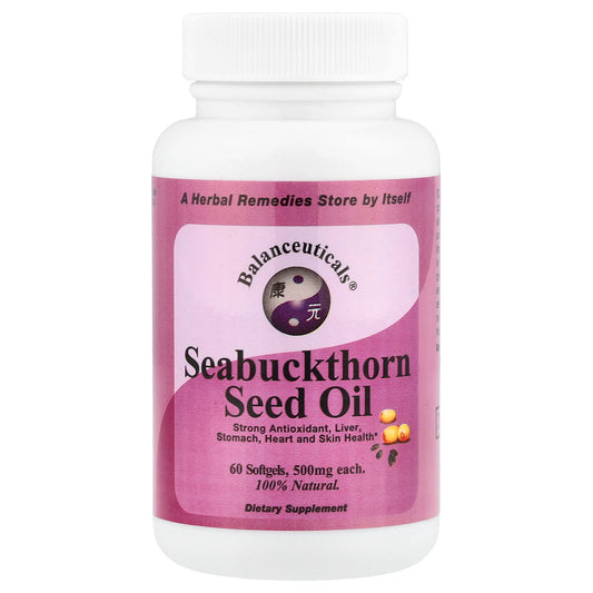 Seabuckthorn Seed Oil Softgels for Immune and Skin Health - Image 1