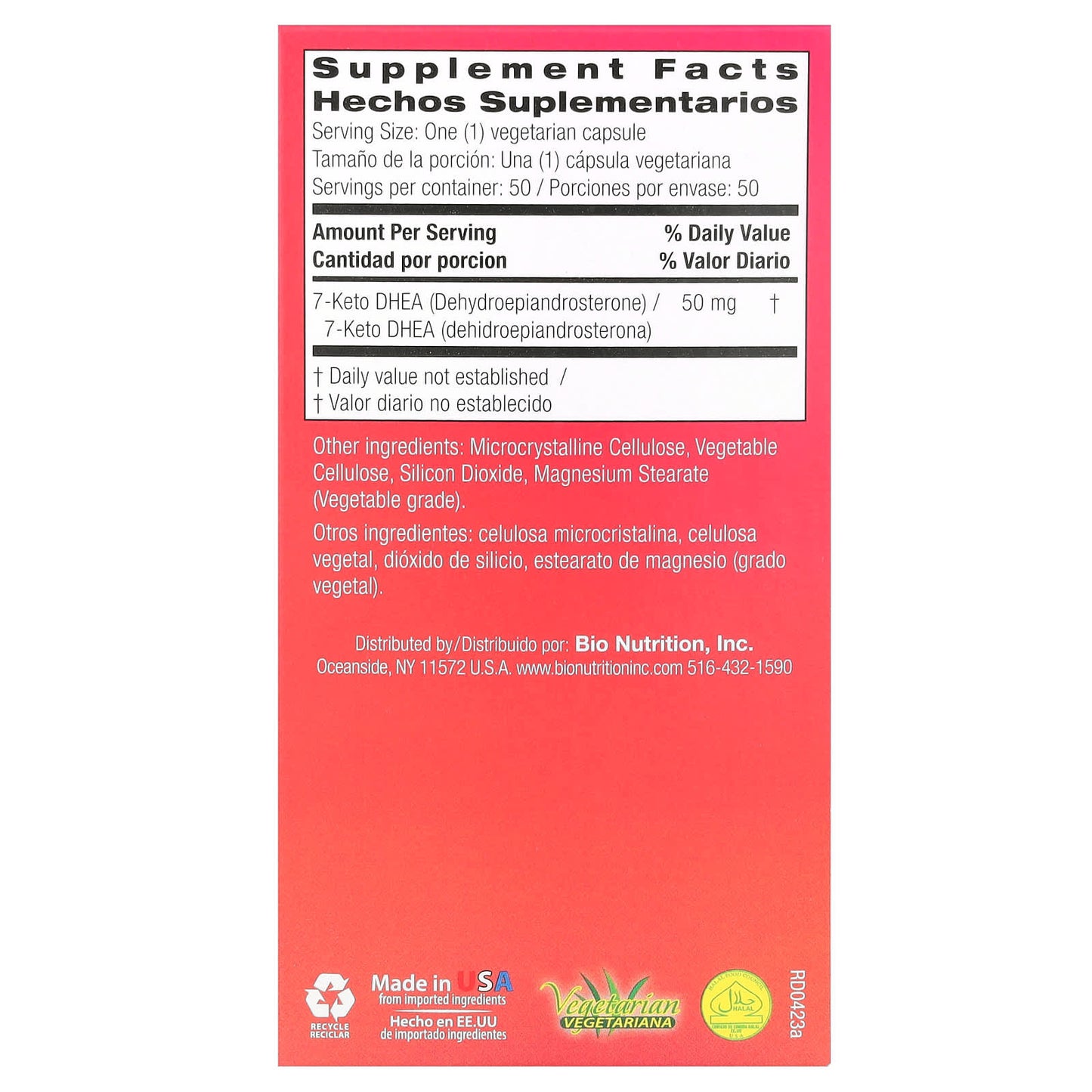 7-Keto DHEA Supplement by Bio Nutrition - Burn Fat, Boost Energy - Image 2