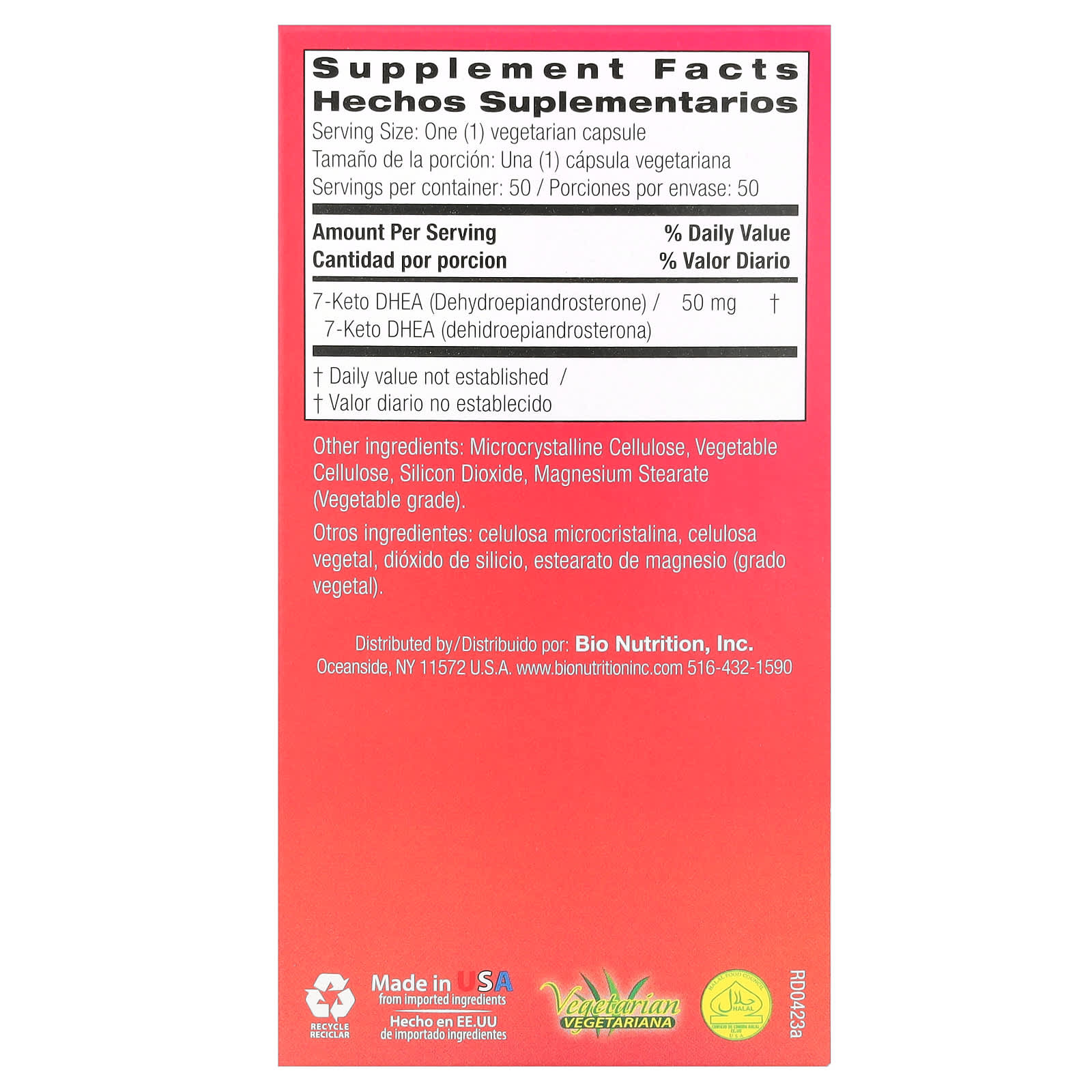 7-Keto DHEA Supplement by Bio Nutrition - Burn Fat, Boost Energy - Image 2