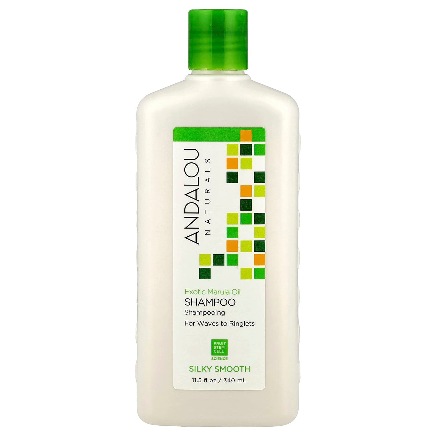 Andalou Naturals Silky Smooth Shampoo for Curly, Coarse Hair, 11.5 fl oz - Image 1