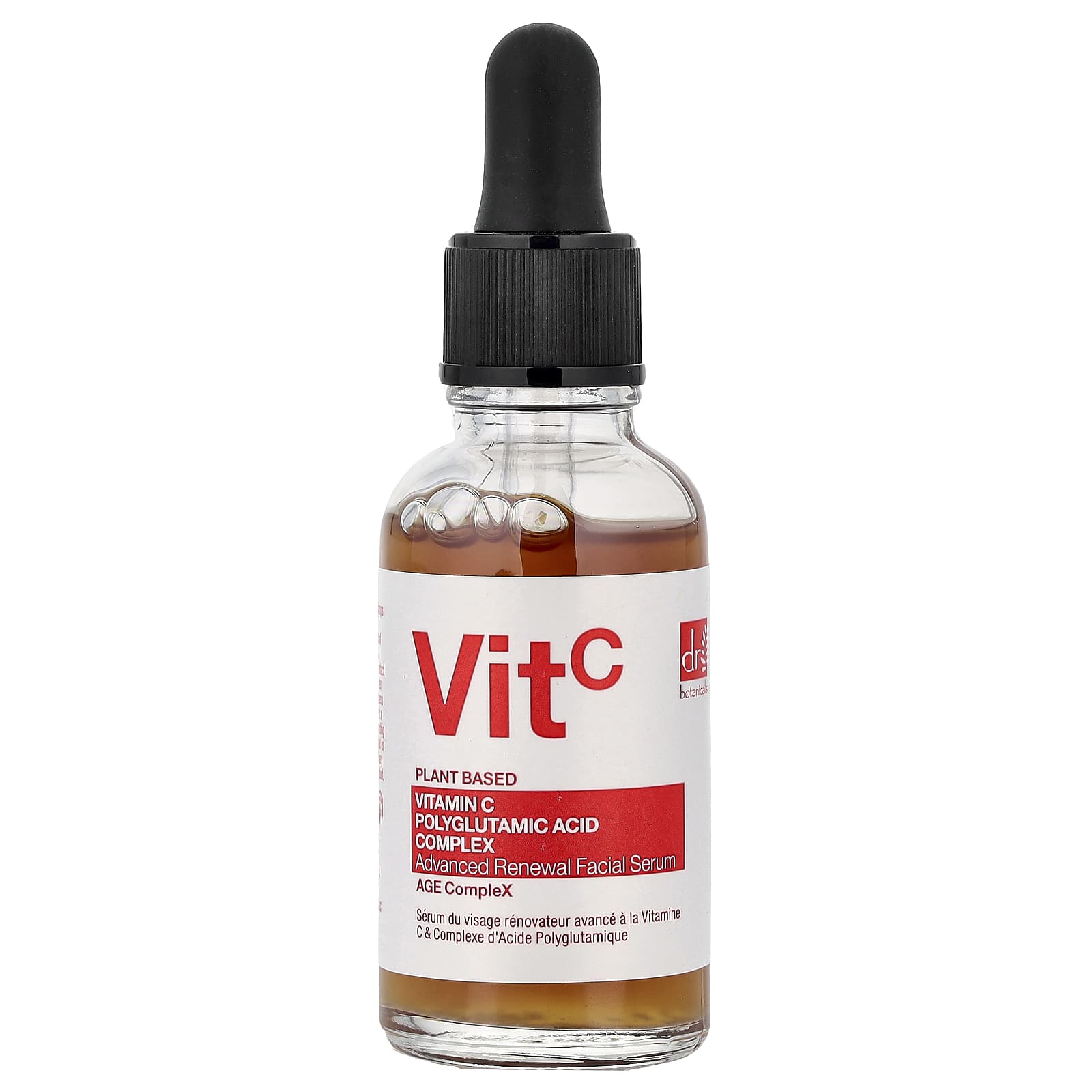 Dr. Botanicals Vitamin C Facial Serum for Radiant, Hydrated Skin, 1.01 fl oz - Image 1