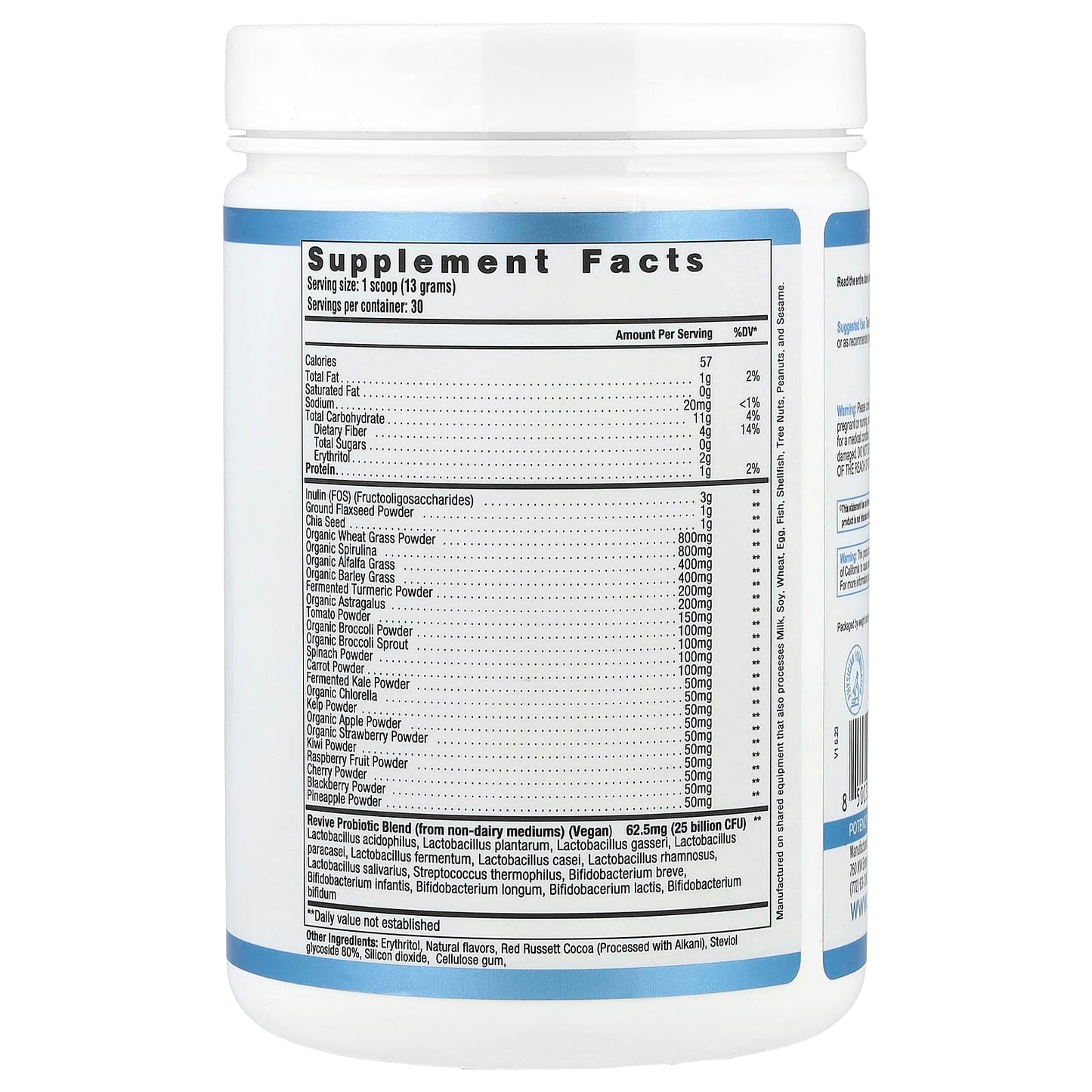 Revive, Daily Greens, Espresso, 13.75 oz (390 g) - Image 2