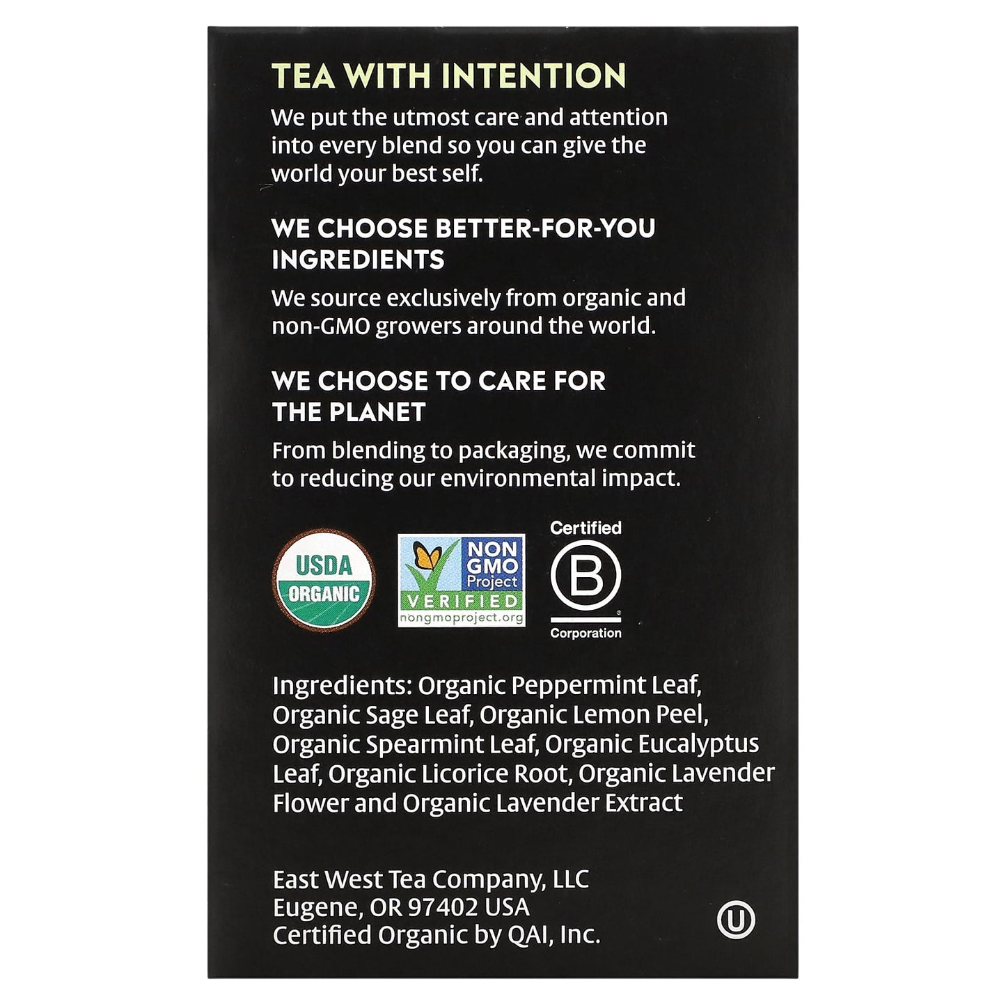 Organic Mint Sage Herbal Tea | Caffeine Free, USDA Certified - Image 2