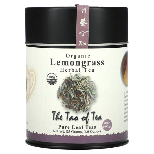 The Tao of Tea, Organic Herbal Tea, Lemongrass, Caffeine Free, 3 oz (85 g) - Image 1