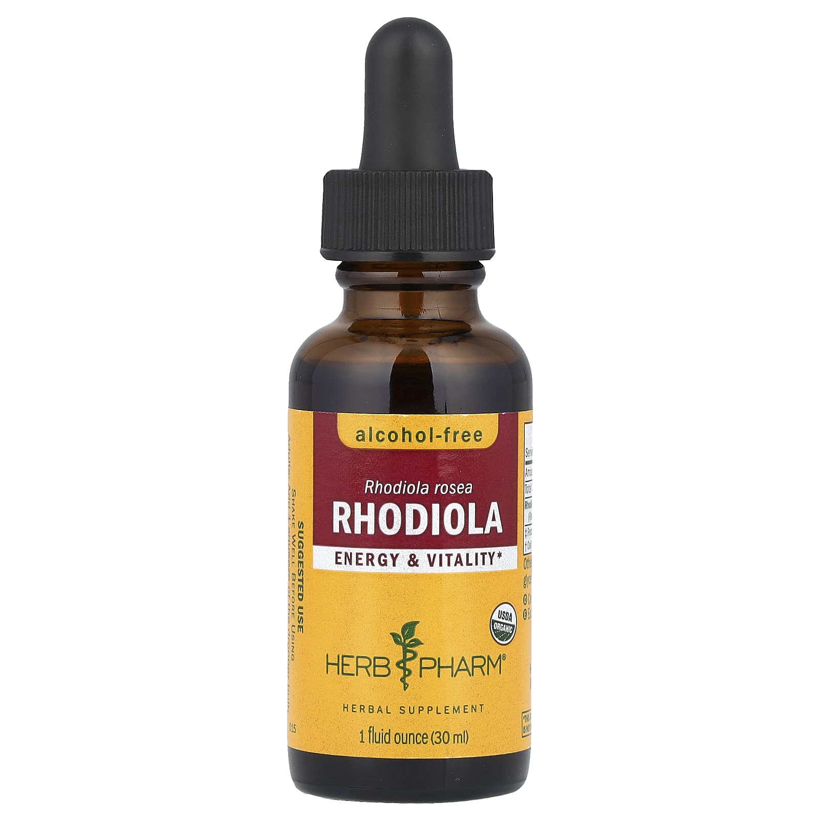 Herb Pharm Rhodiola Rosea Energy & Vitality USDA Organic Supplement - Image 1