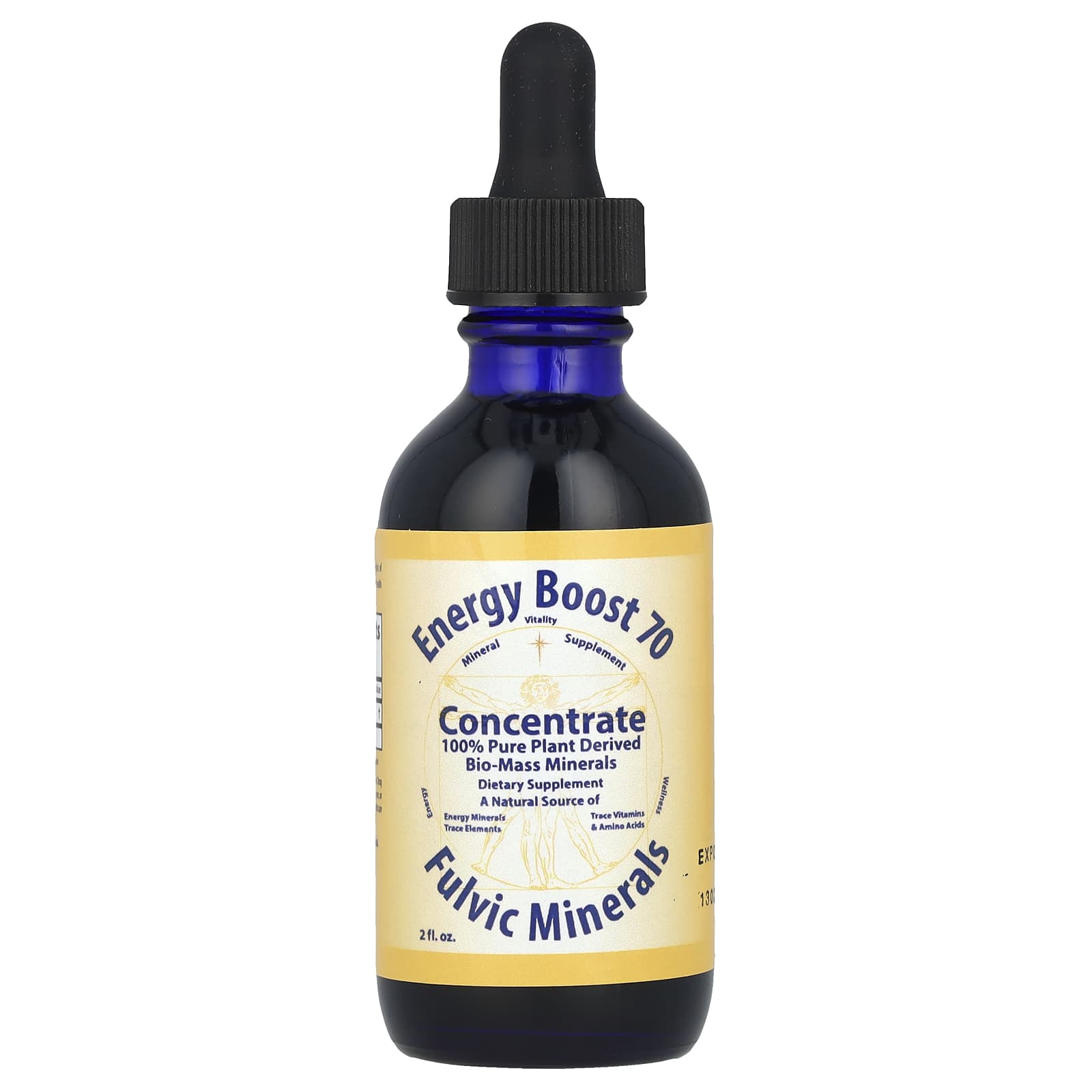 Morningstar Minerals, Energy Boost 70, Concentrate, 2 fl oz - Image 1