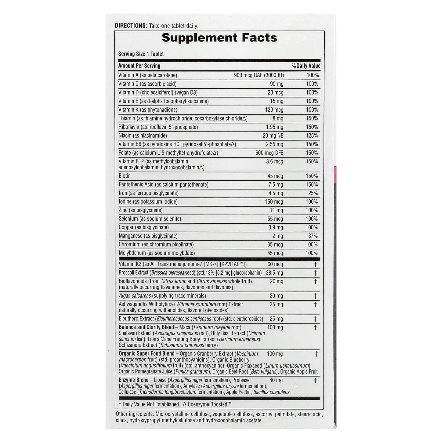 NaturesPlus, Her Journey, Once Daily Multi, 30 Tablets - Image 2