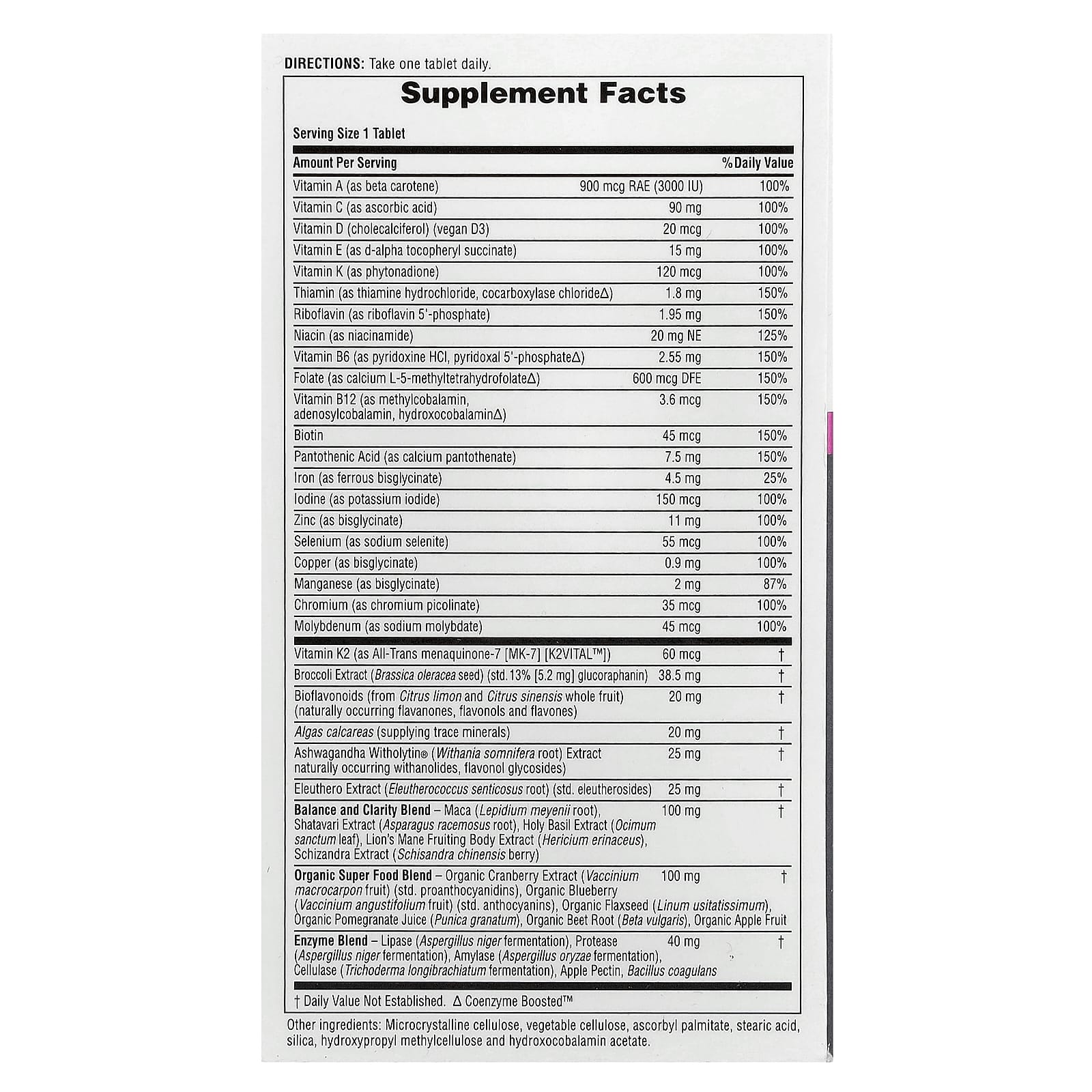 NaturesPlus, Her Journey, Once Daily Multi, 30 Tablets - Image 2