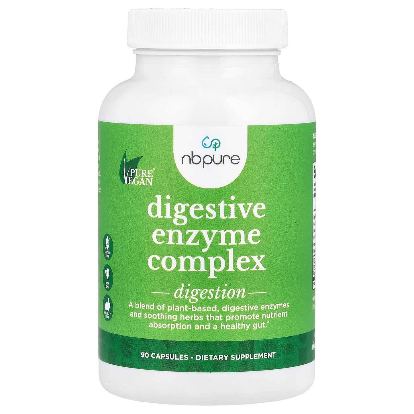 NB Pure, Digestive Enzyme Complex, 90 Capsules - Image 1