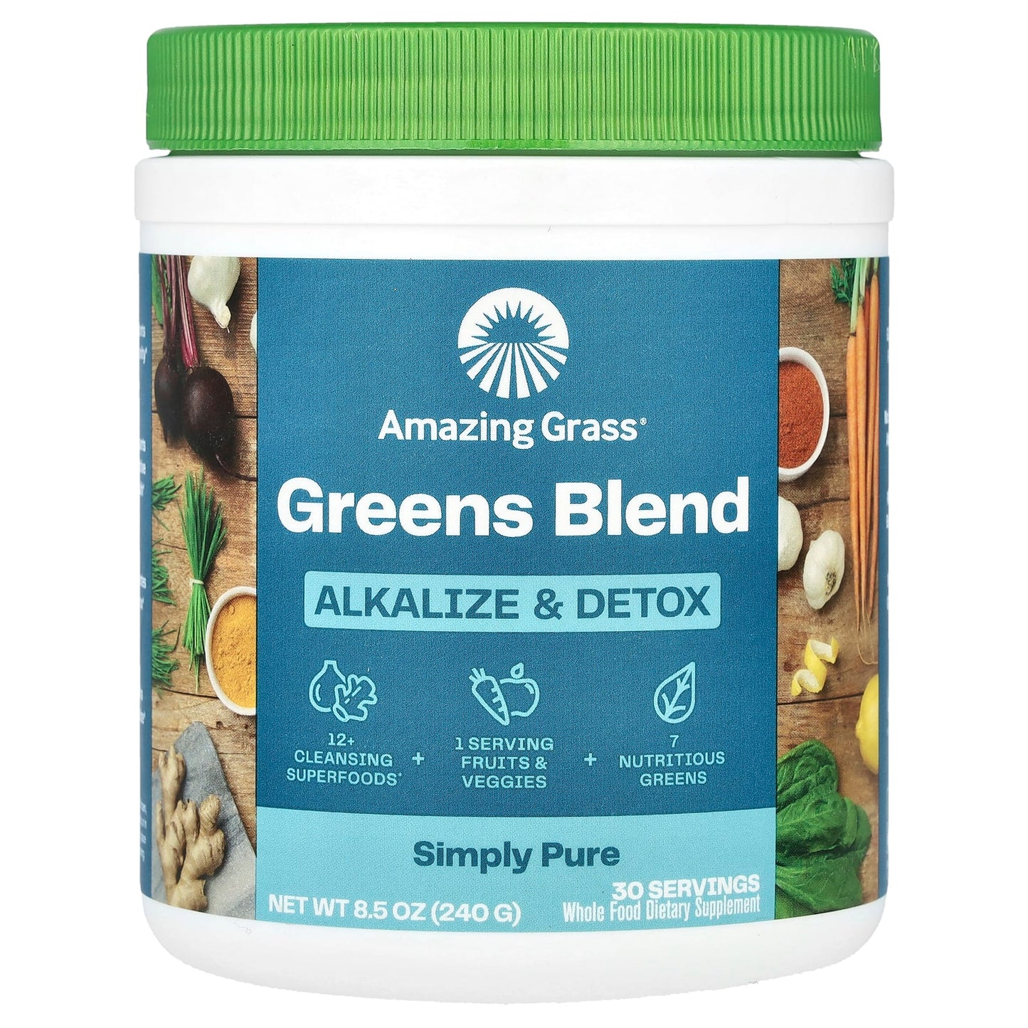 Amazing Grass Green Blend - Alkalize, Detox, and Support Immunity - Image 1
