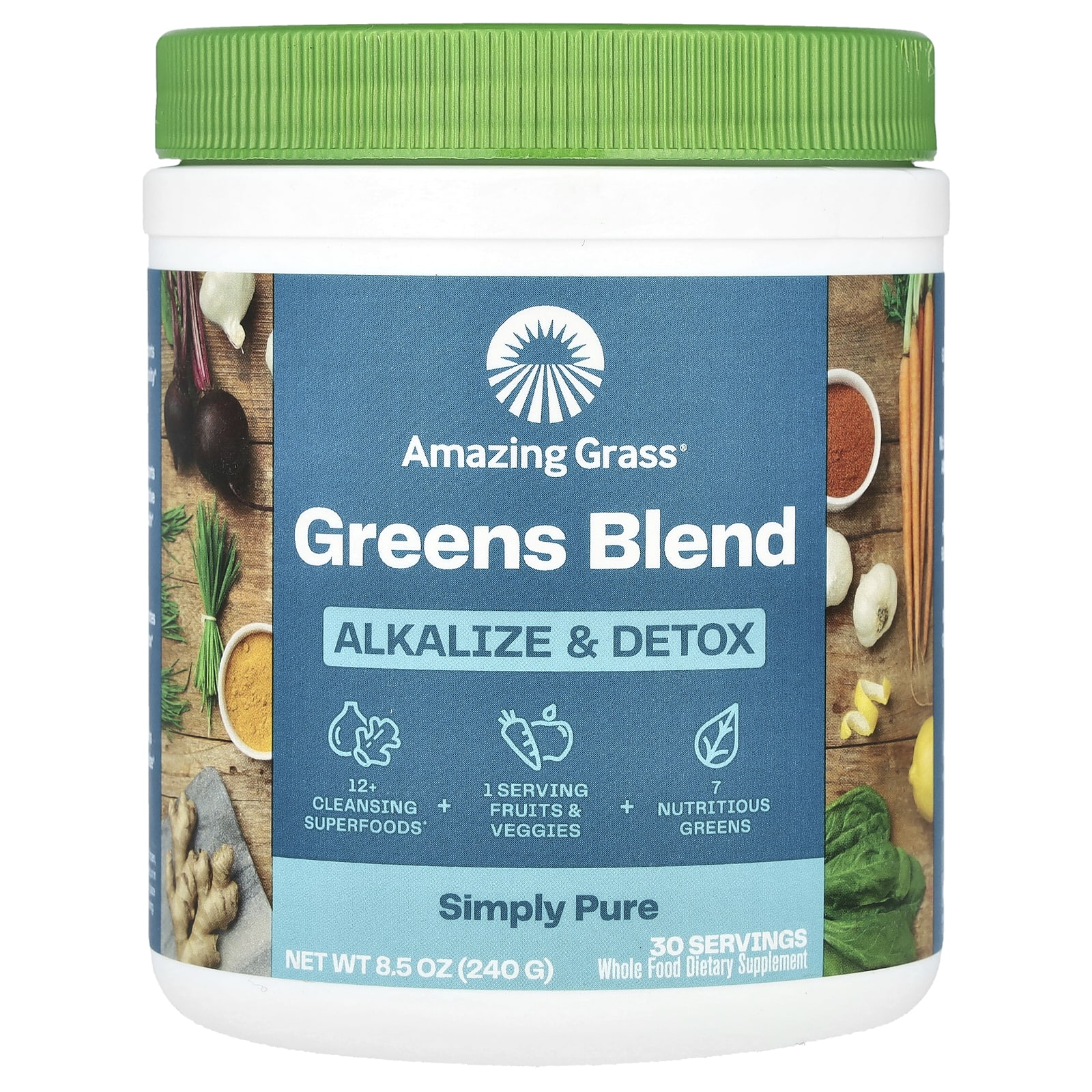 Amazing Grass Green Blend - Alkalize, Detox, and Support Immunity - Image 1