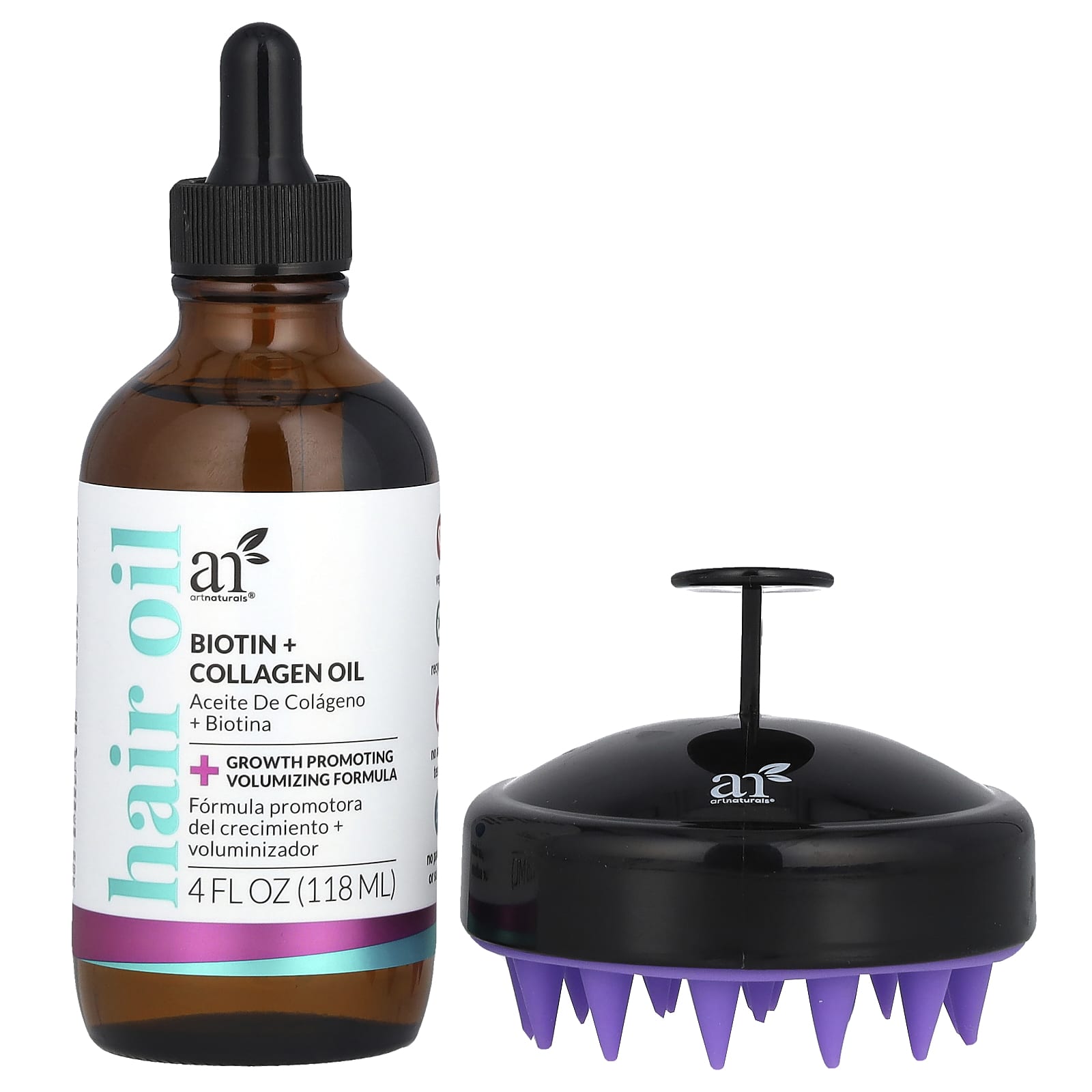 Biotin Collagen Hair Growth Kit by artnaturals - Image 1