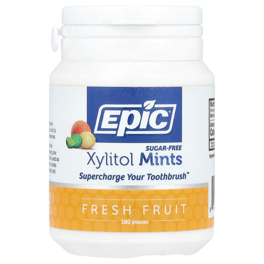 Sugar-Free Epic Dental Xylitol Mints, 180 Pieces for Fresh Breath - Image 1