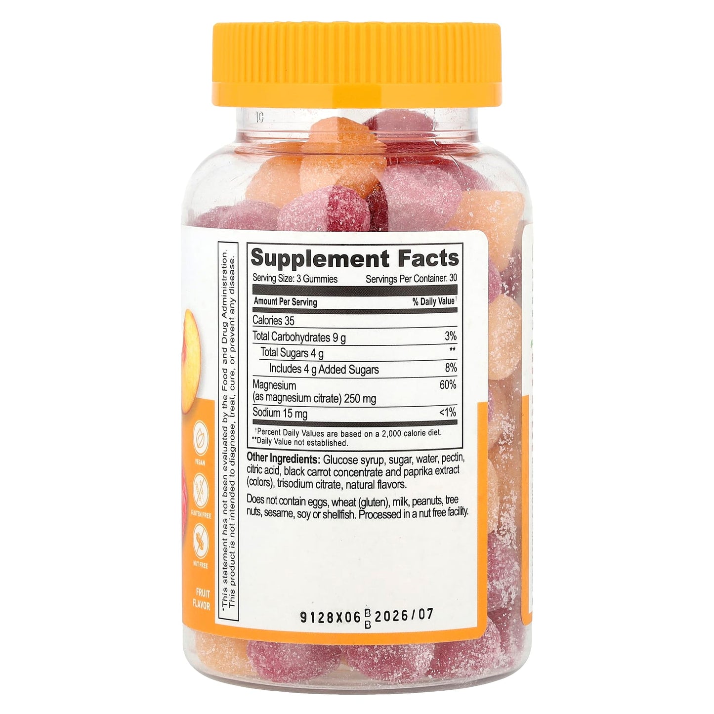 Lifeable, Magnesium Citrate Gummies, Fruit, 90 Gummies (83.3 mg per Gummy) - Image 2