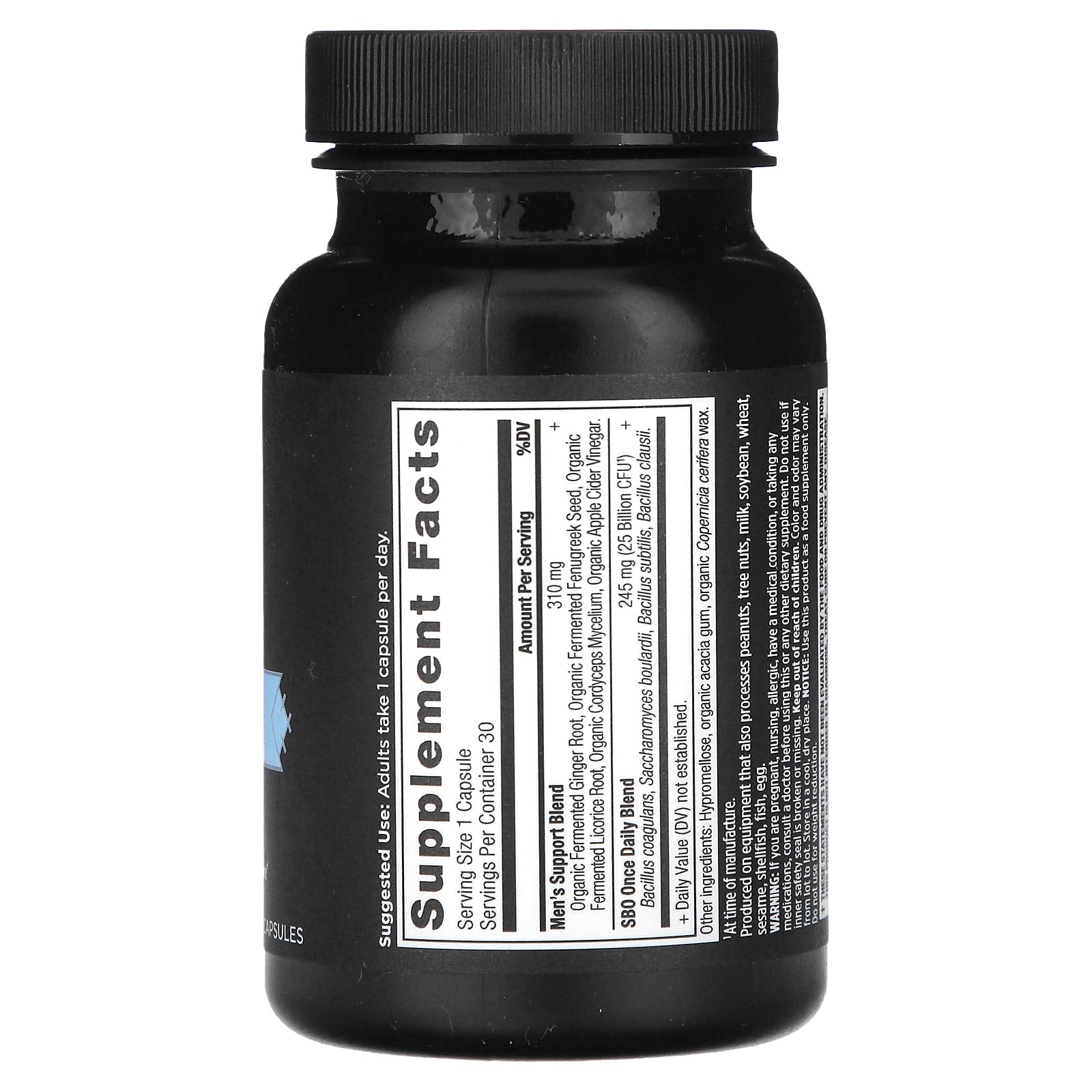 Ancient Nutrition, Men's SBO Probiotics - 25B CFU, 30 Capsules - Image 2