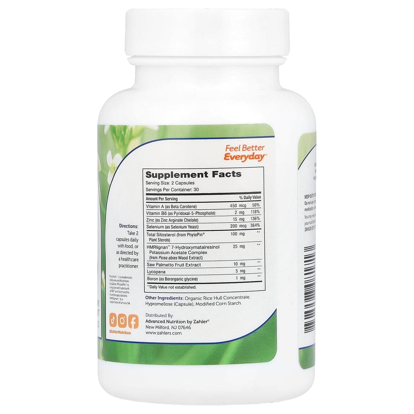 Zahler, ProstAid+™, Prostate Support Formula, 60 Capsules - Image 2