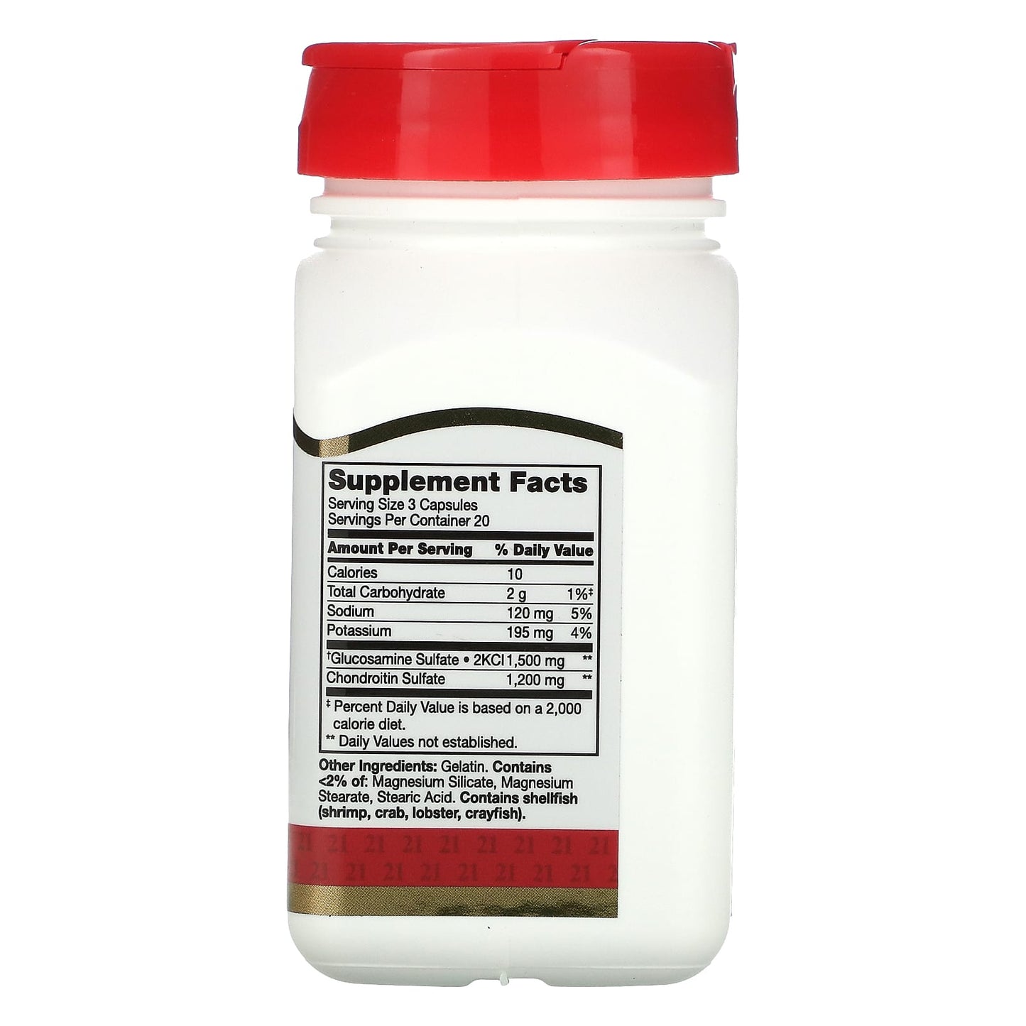 21st Century Double Strength Glucosamine and Chondroitin Supplement - Image 2