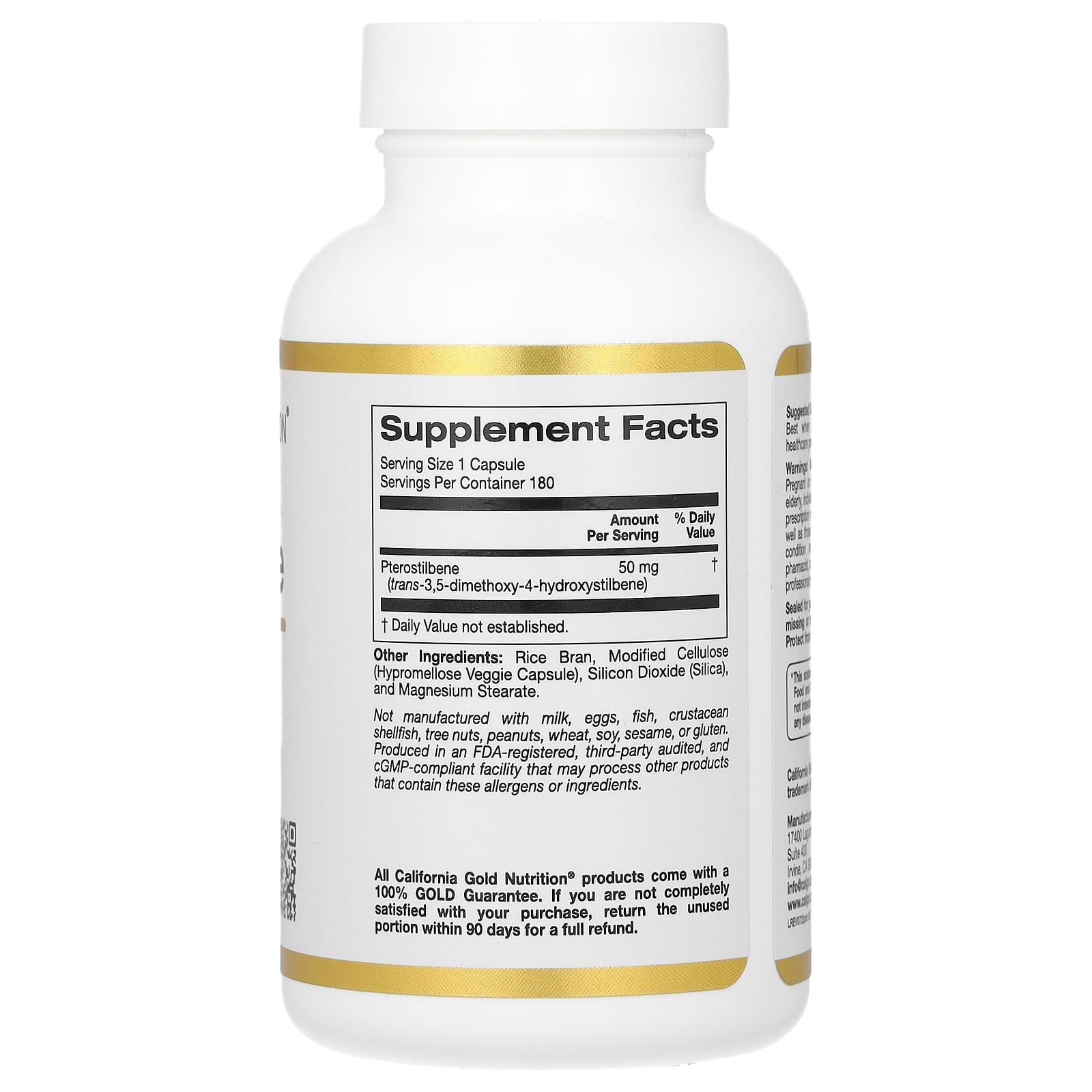 Blueberry-Powered Antioxidant Support with Pterostilbene by California Gold Nutrition - Image 2