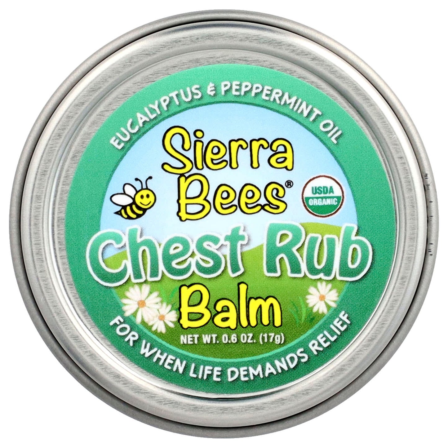 Organic Chest Rub Balm with Eucalyptus & Peppermint - Relief from Congestion - Image 1