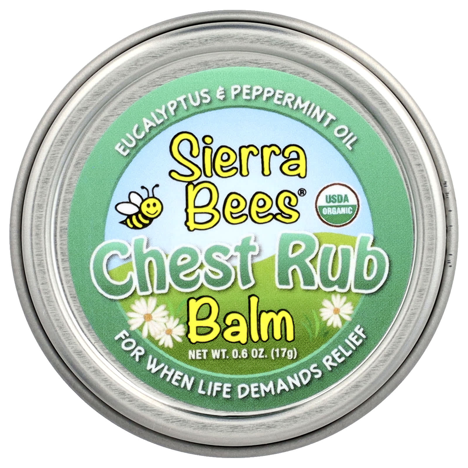 Organic Chest Rub Balm with Eucalyptus & Peppermint - Relief from Congestion - Image 1