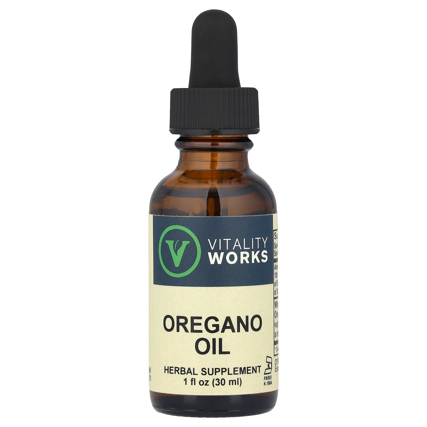 Vitality Works, Oregano Oil, 1 fl oz (30 ml) - Image 1