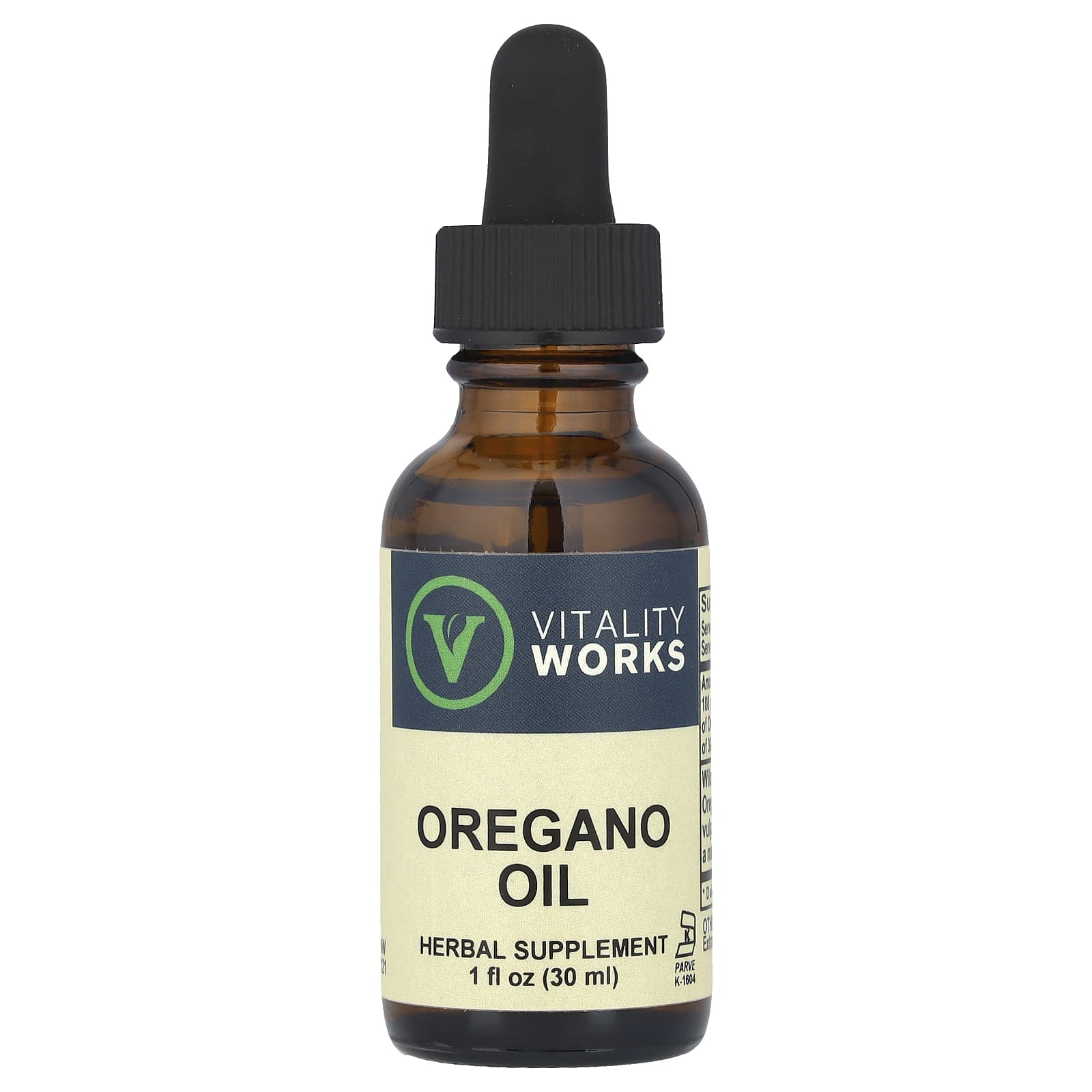 Vitality Works, Oregano Oil, 1 fl oz (30 ml) - Image 1
