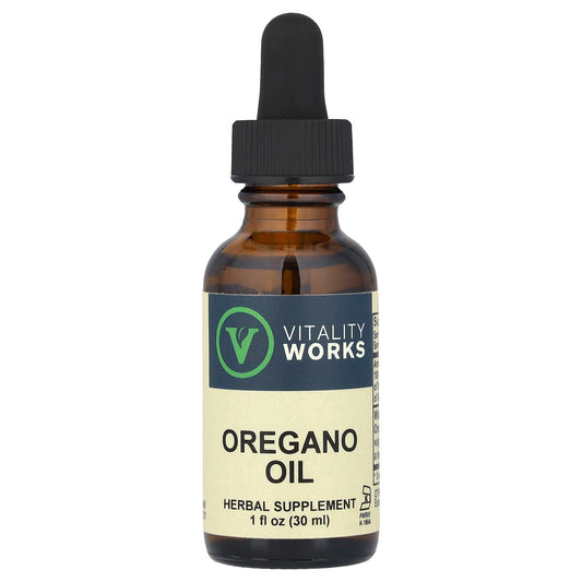 Vitality Works, Oregano Oil, 1 fl oz (30 ml) - Image 1