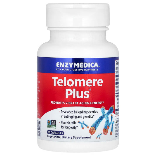 Unlock Vibrant Aging with Enzymedica Telomere Plus Capsules - Image 1