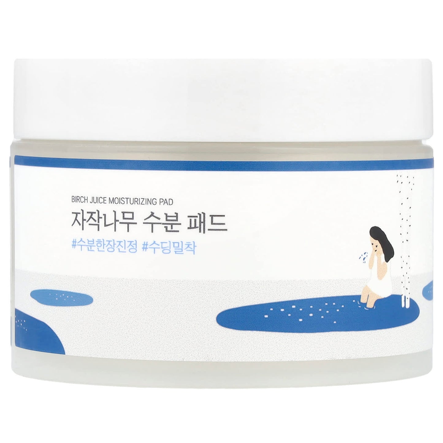 Round Lab, Birch Juice Moisturizing Pad, 80 Pads, 5.29 oz (150 g) - Image 1