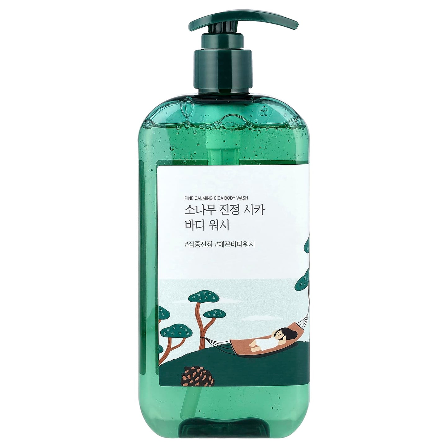 Round Lab, Pine Calming Cica Body Wash, 13.52 fl oz (400 ml) - Image 1