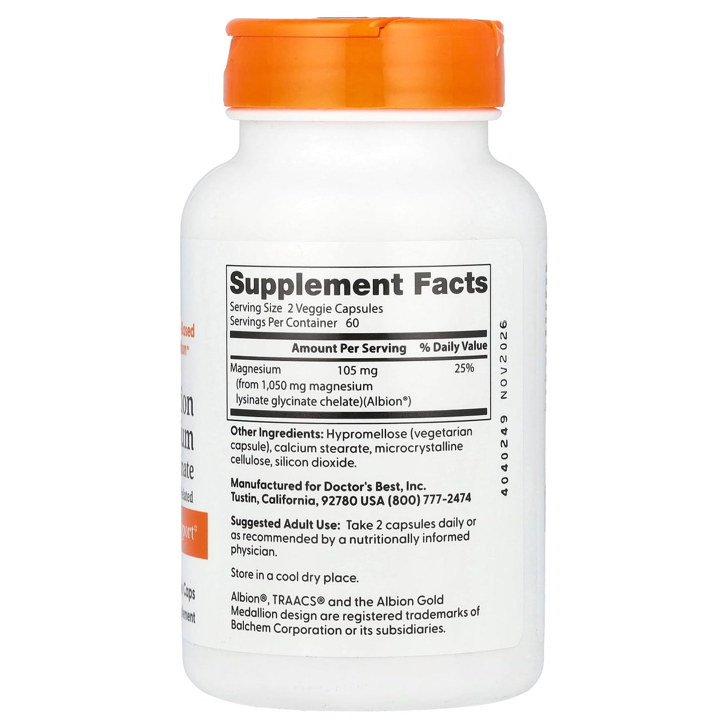 High Absorption Magnesium Supplement for Better Sleep & Muscle Relaxation - Image 2