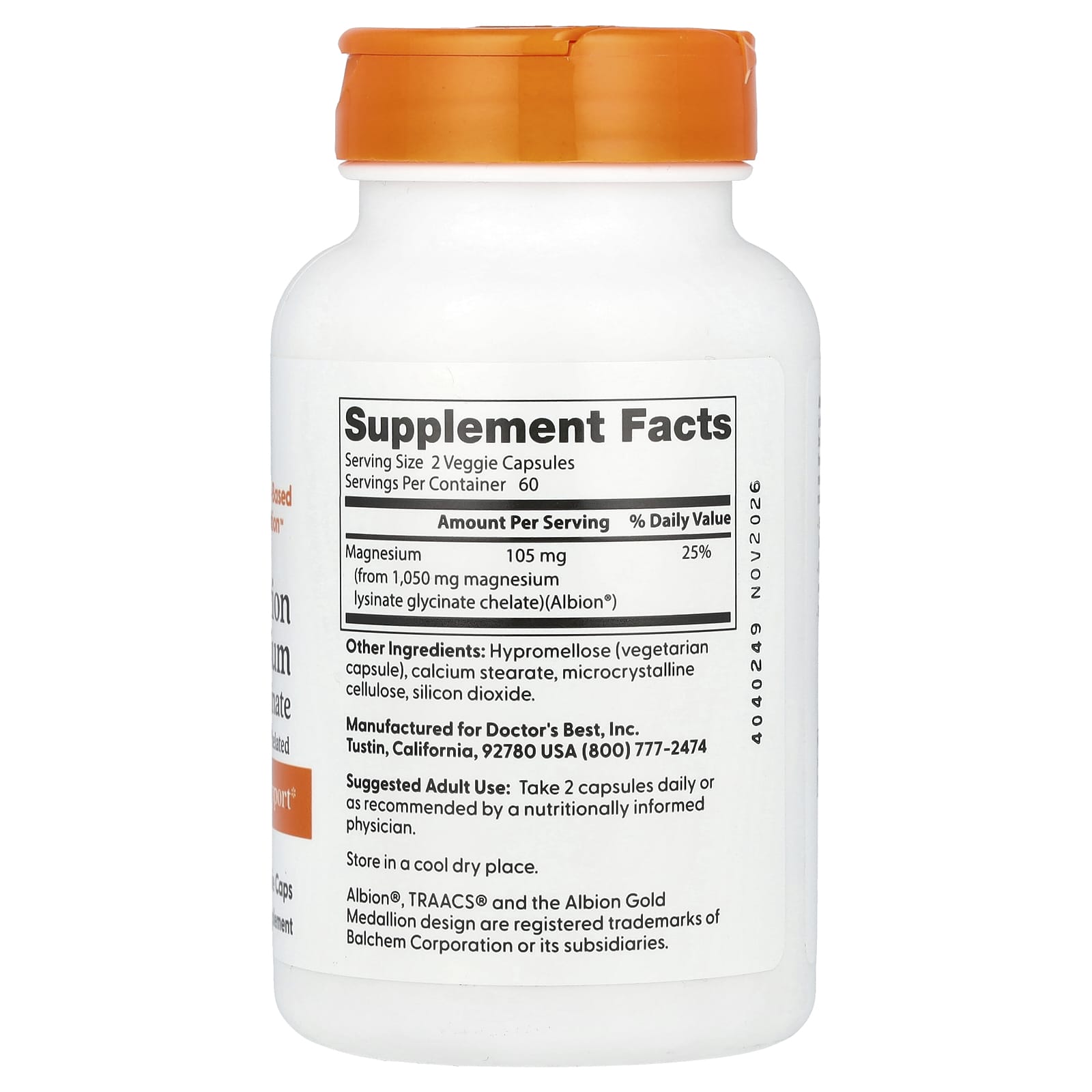 High Absorption Magnesium Supplement for Better Sleep & Muscle Relaxation - Image 2