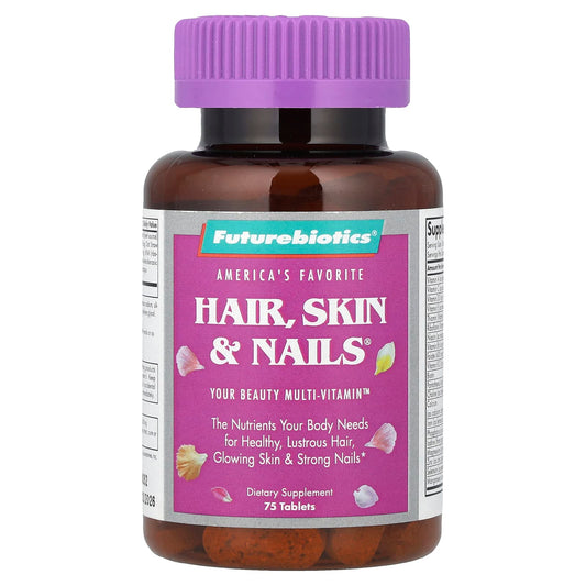 Futurebiotics Hair Skin & Nails Multi-Vitamin, 75 Tablets - Image 1