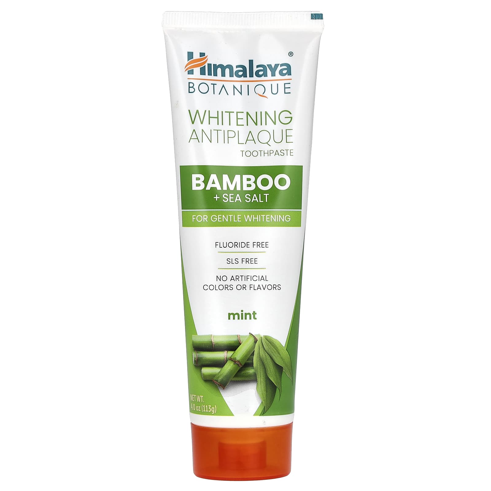 Himalaya Whitening Bamboo Toothpaste, SLS Free, Vegan, Cruelty-Free, 4 oz - Image 1