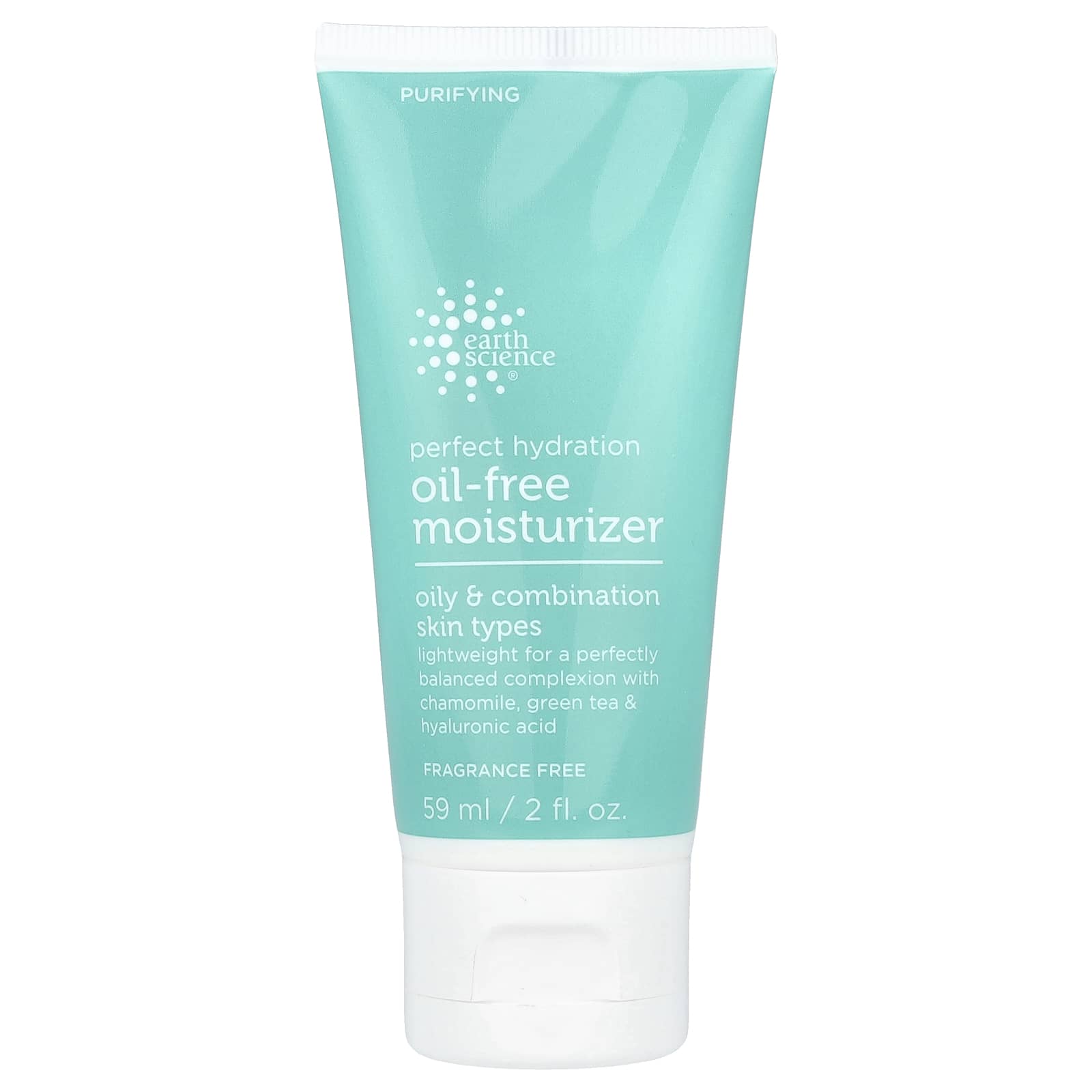 Earth Science Oil-Free Moisturizer for Perfect Hydration, Fragrance Free - Image 1