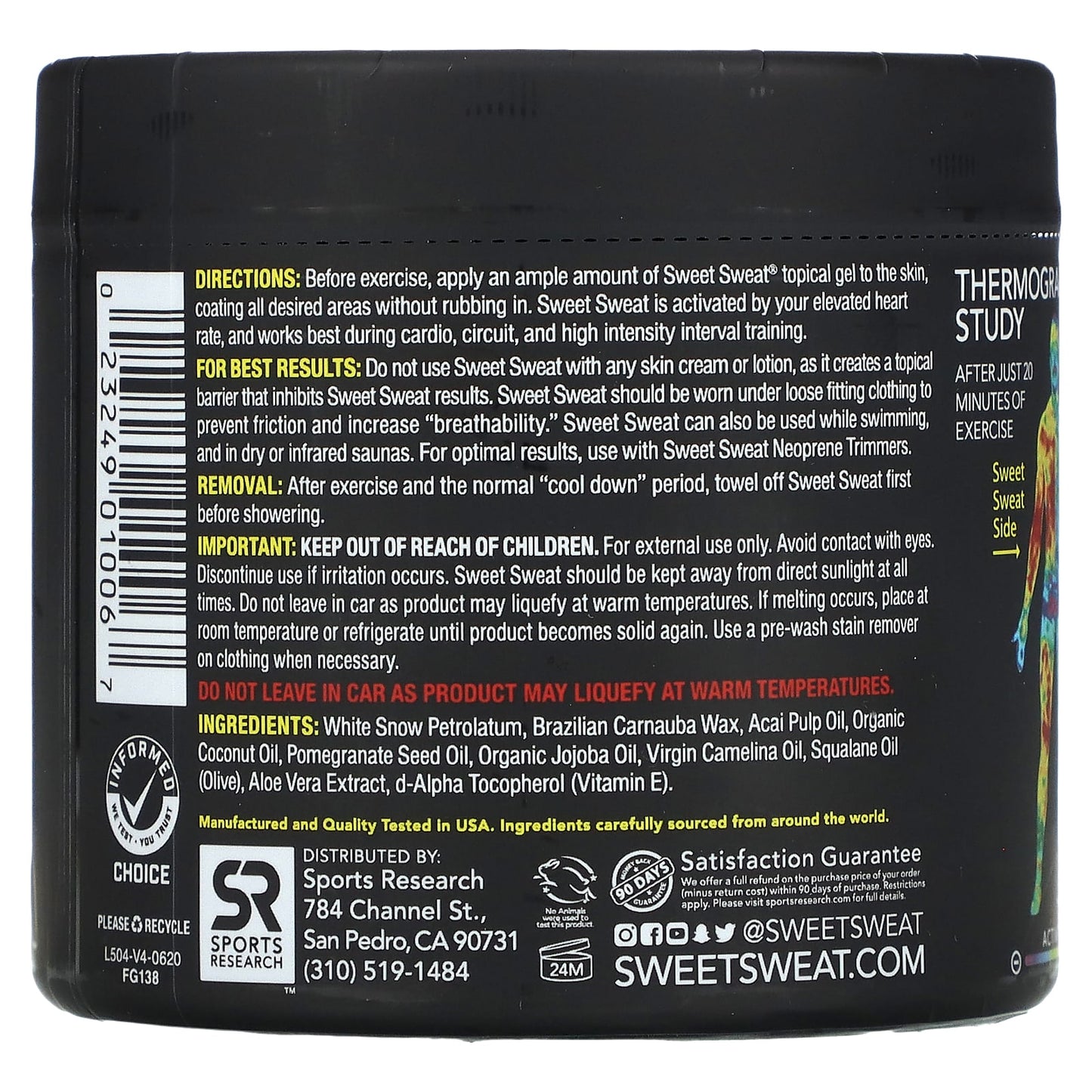 Sports Research, Sweet Sweat®, Workout Enhancer, Unscented, 13.5 oz (383 g) - Image 2
