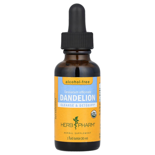 Herb Pharm Dandelion Alcohol-Free Herbal Supplement, 30ml, USDA Organic - Image 1