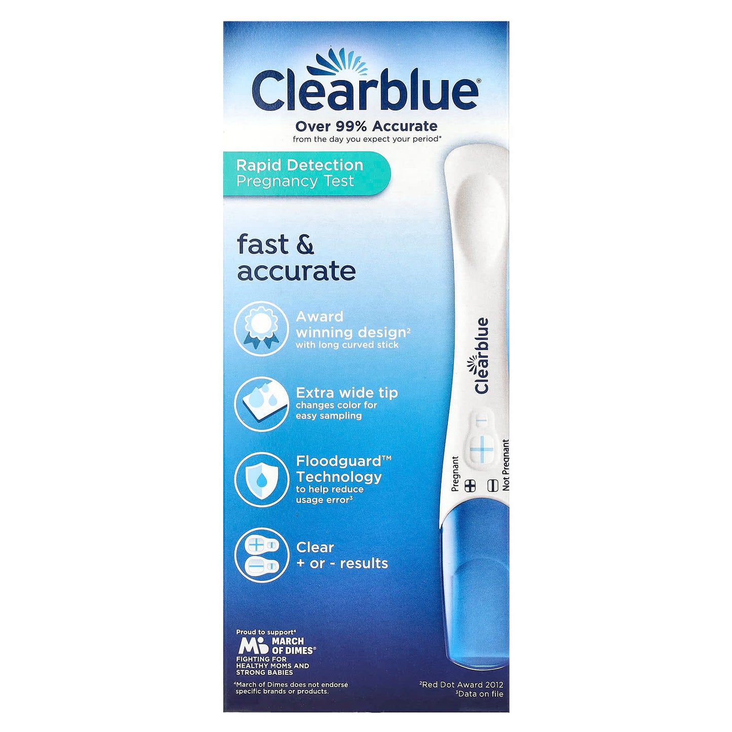 Clearblue Pregnancy Test, 3 Tests - Fast & Accurate Results - Image 2