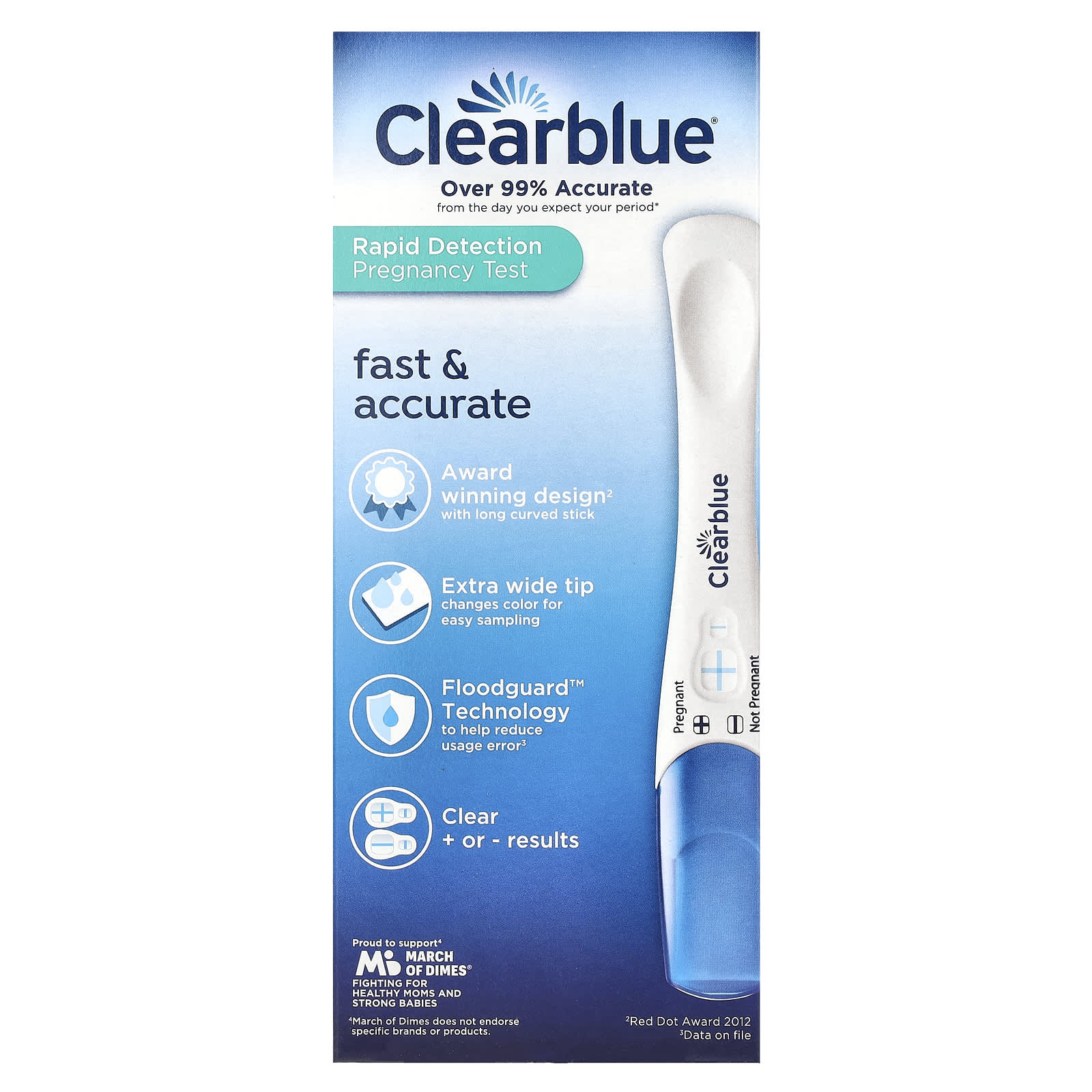 Clearblue Pregnancy Test, 3 Tests - Fast & Accurate Results - Image 2