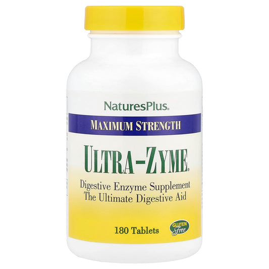 NaturesPlus, Ultra-Zyme, Maximum Strength , 180 Tablets - Image 1