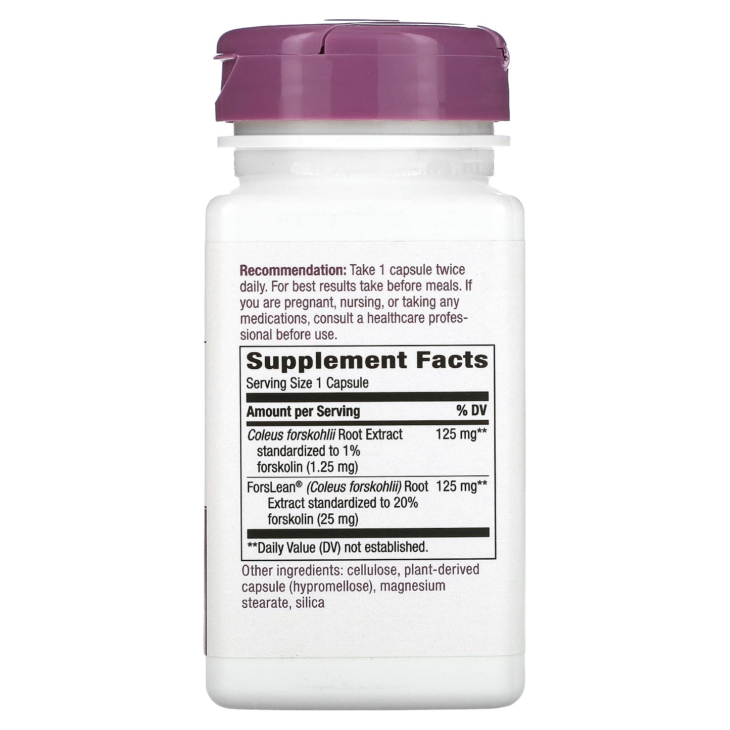 Nature's Way, Forskohlii, 125 mg, 60 Vegan Capsules - Image 2