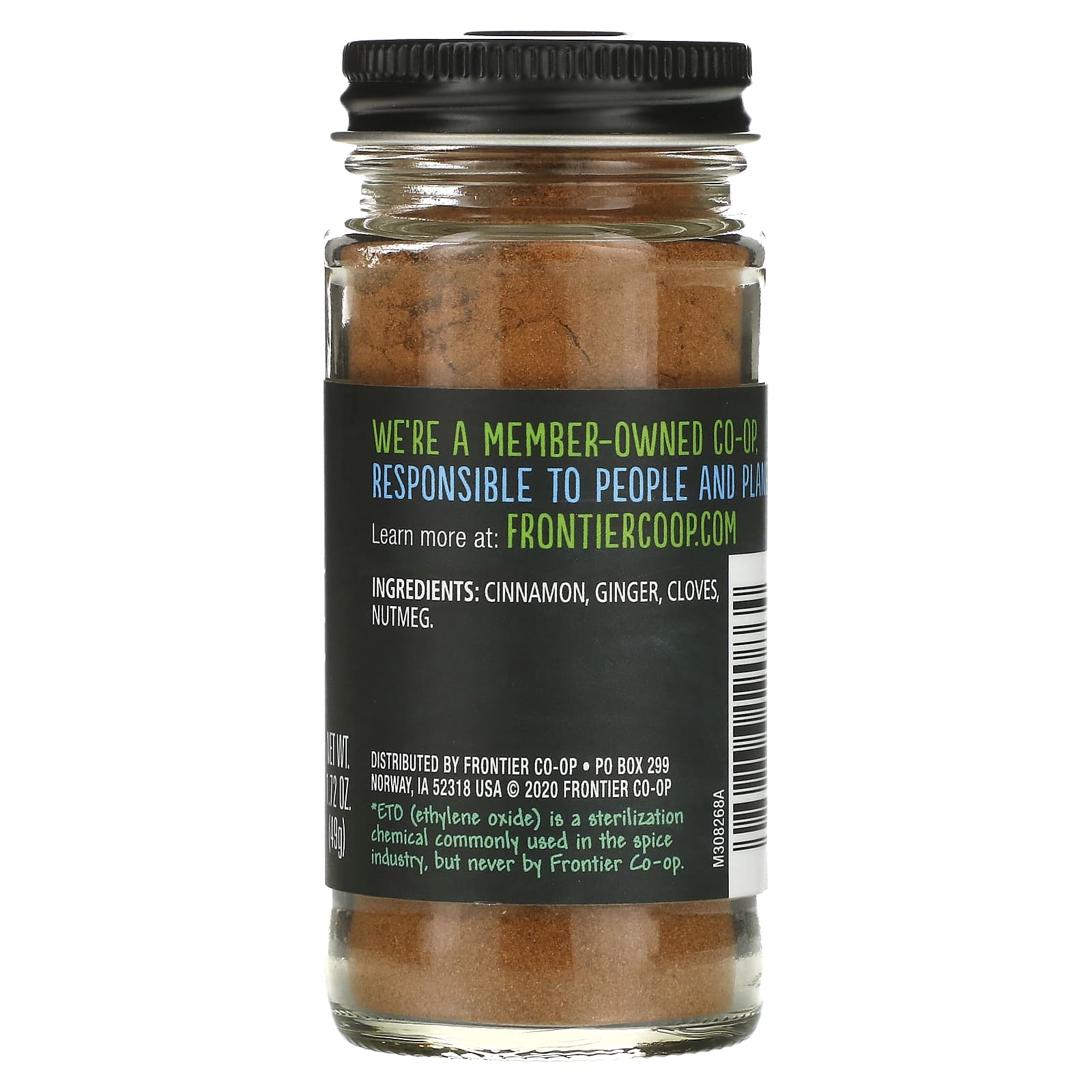 Frontier Co-op Pumpkin Pie Spice - 1.72 oz (49g) Non-GMO - Image 2