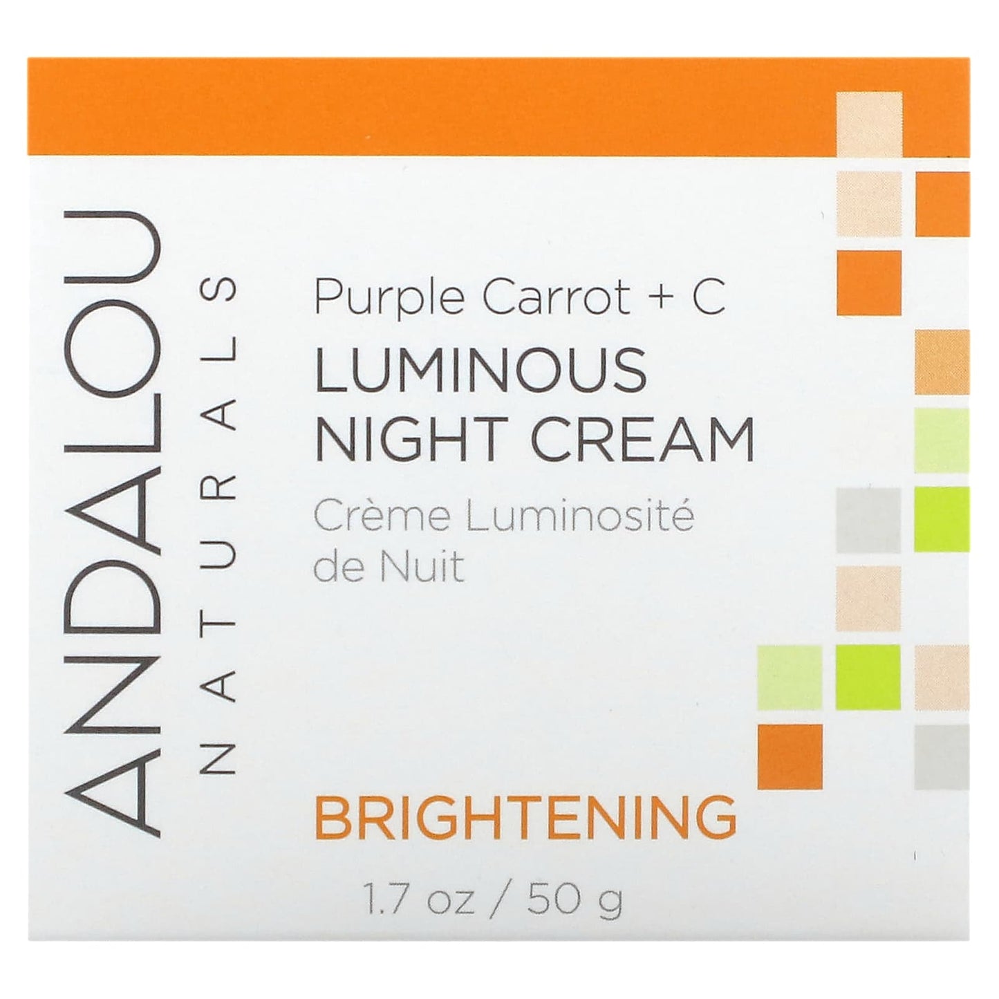 Andalou Naturals Luminous Night Cream for Brighter, Smoother Skin - Image 2