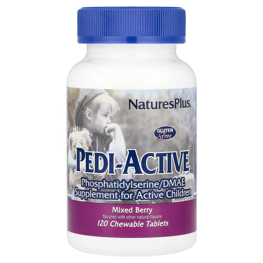 NaturesPlus, Pedi-Active®, Mixed Berry, 120 Chewable Tablets - Image 1