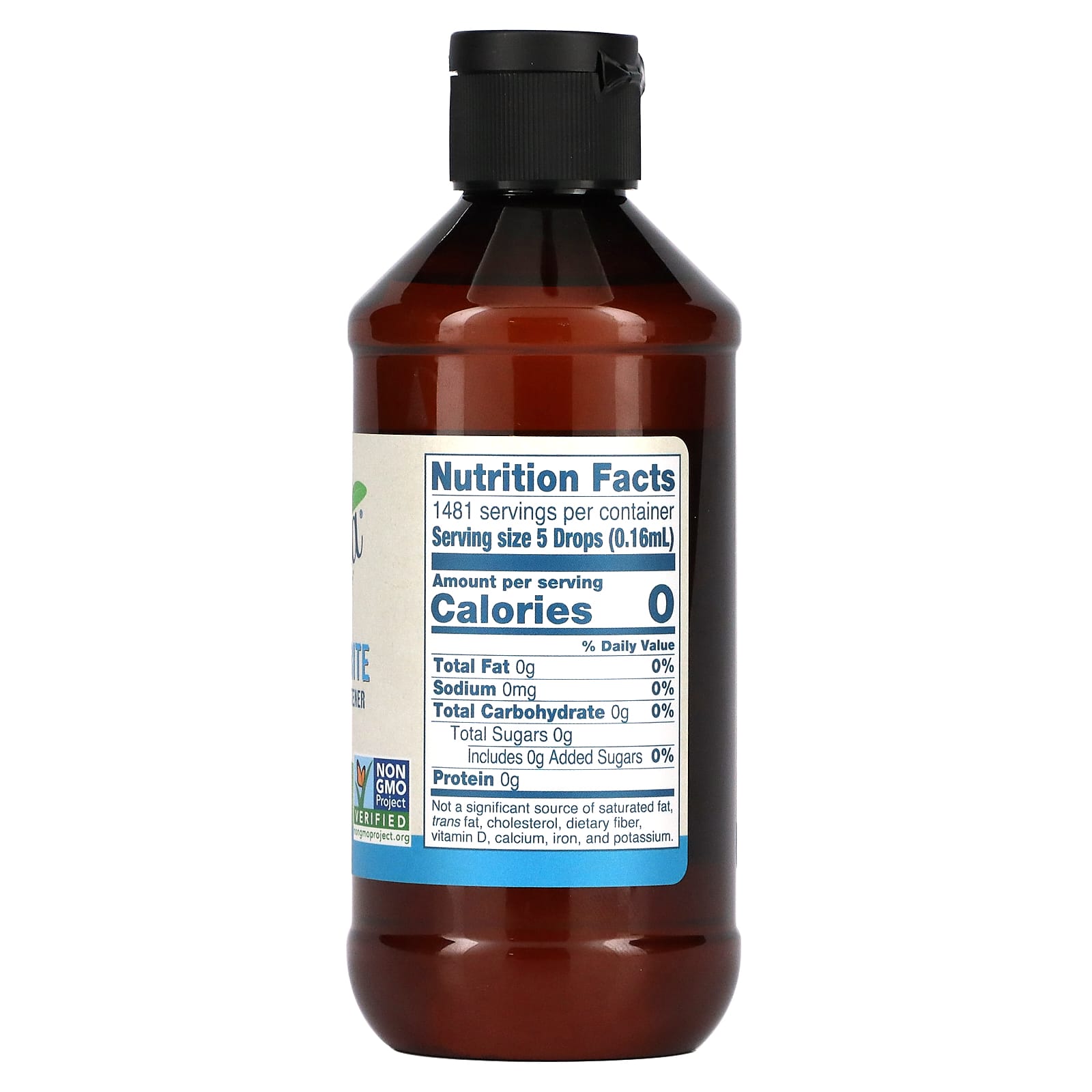 NOW Foods, Better Stevia, Zero-Calorie Liquid Sweetener, Organic Glycerite, 8 fl oz (237 ml)