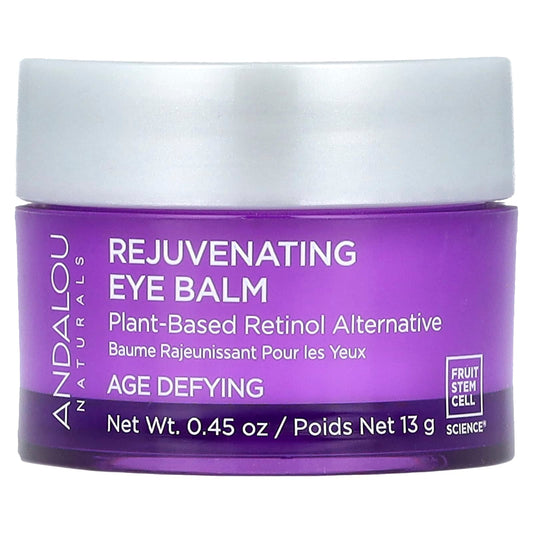Andalou Naturals Rejuvenating Eye Balm - Plant-Based Retinol Alternative - Image 1