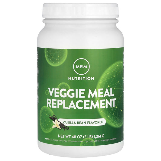 MRM Nutrition, Veggie Meal Replacement, Vanilla Bean, 3 lbs (1,361 g) - Image 1
